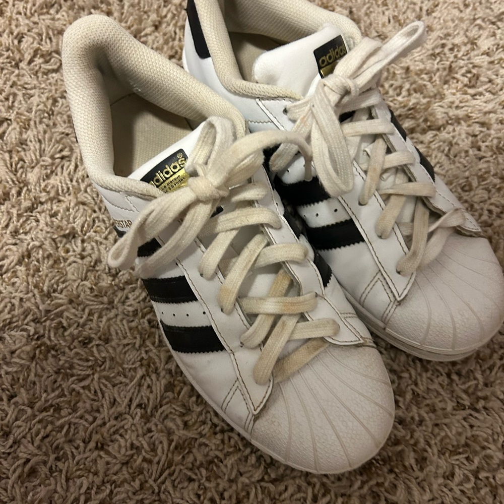 Adidas White and Black Sneakers